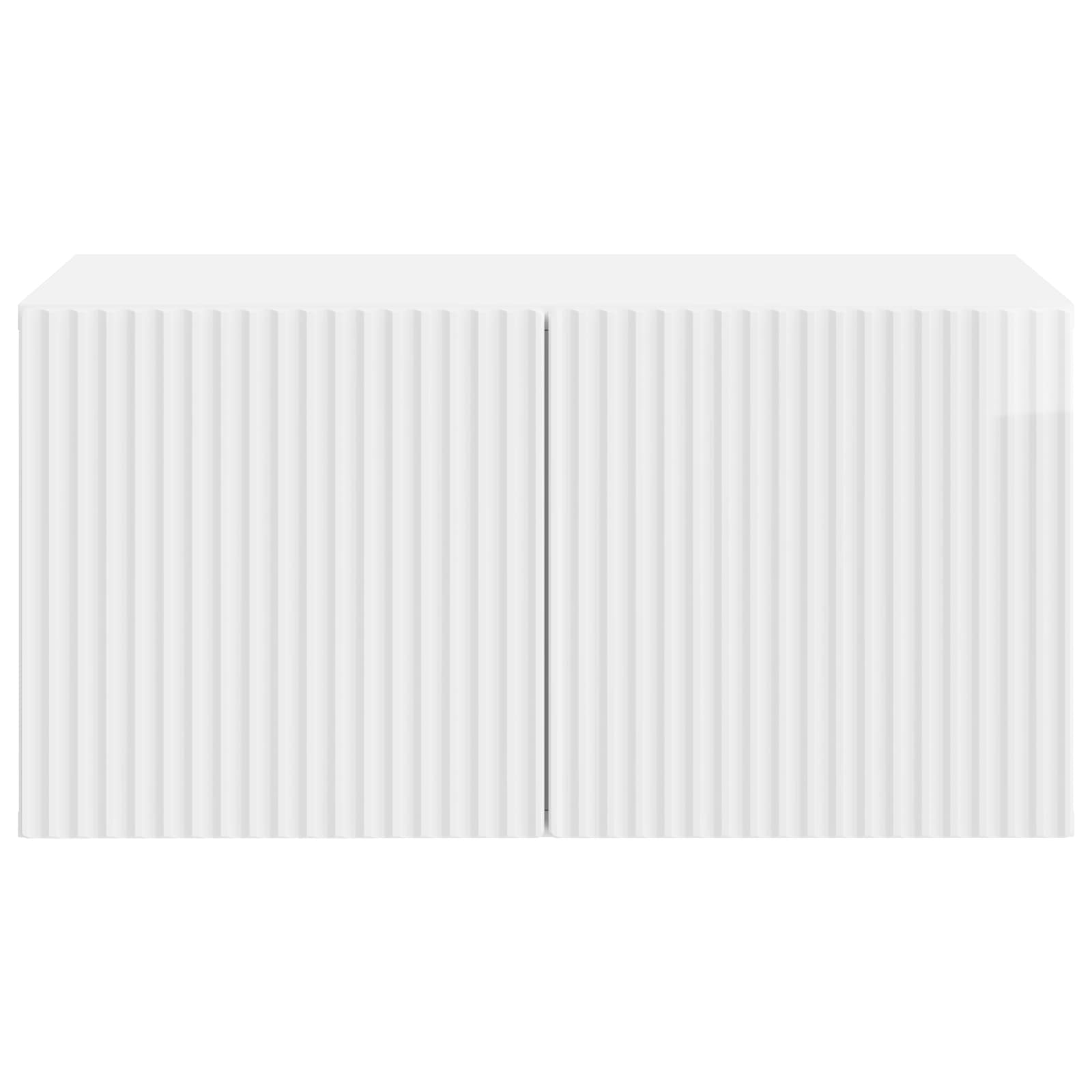 Meuble TV mural Montage mural Blanc brillant 59,5 x 41 x 30 cm - XIOS
