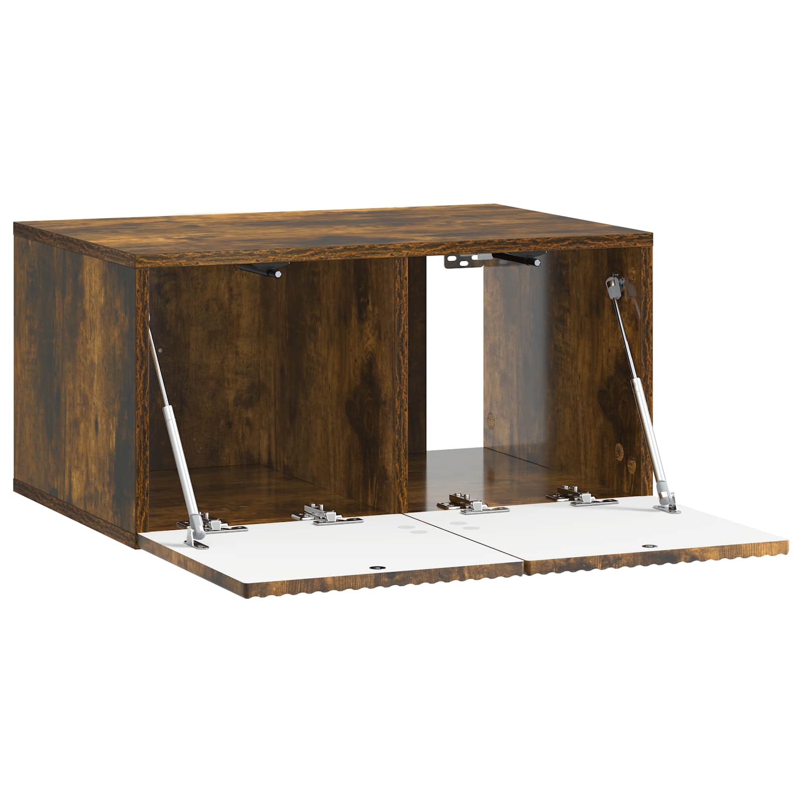 Meuble TV mural Chêne fumé 59,5 x 41 x 30 cm Bois d'ingénierie - XIOS