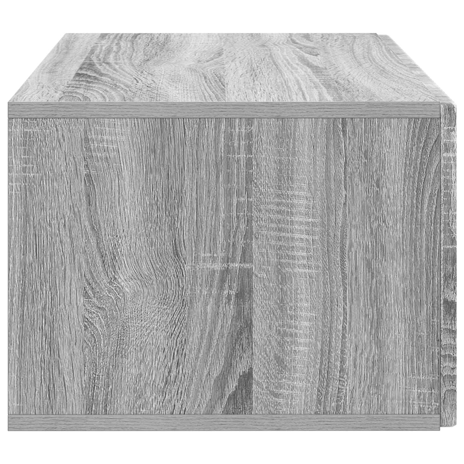Meuble TV mural Sonoma gris 59,5 x 41 x 30 cm Bois d'ingénierie - XIOS