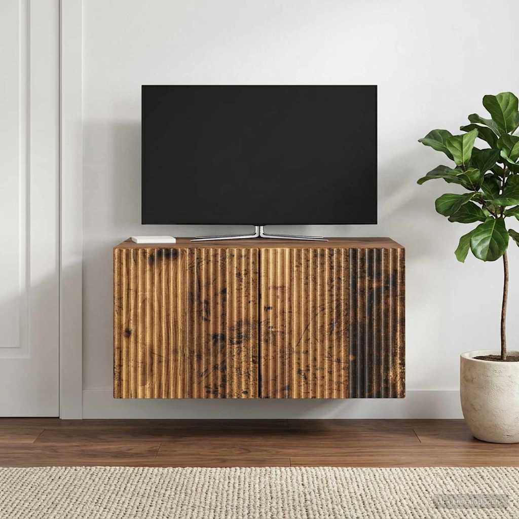Meuble TV mural Bois ancien 59,5 x 41 x 30 cm Bois d'ingénierie - XIOS