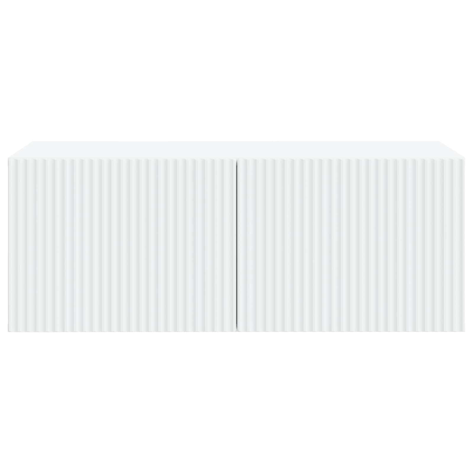 Meuble TV mural Blanc 78,5 x 41 x 30 cm Bois d'ingénierie - XIOS
