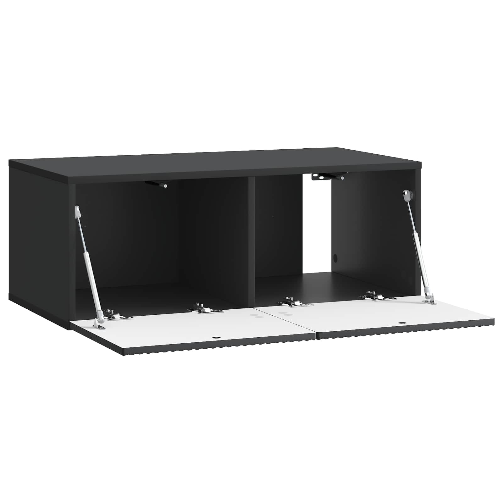 Meuble TV mural Noir 78,5 x 41 x 30 cm Bois d'ingénierie - XIOS