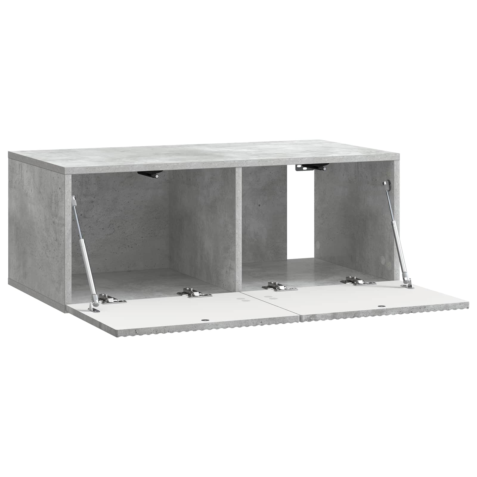 Meuble TV mural Gris béton 78,5 x 41 x 30 cm Bois d'ingénierie - XIOS