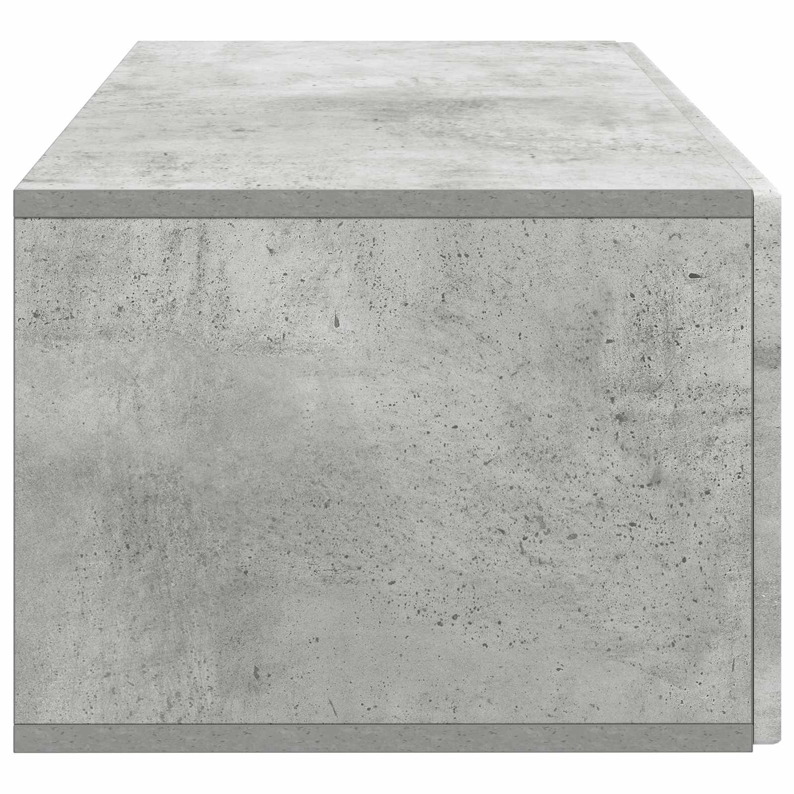 Meuble TV mural Gris béton 78,5 x 41 x 30 cm Bois d'ingénierie - XIOS