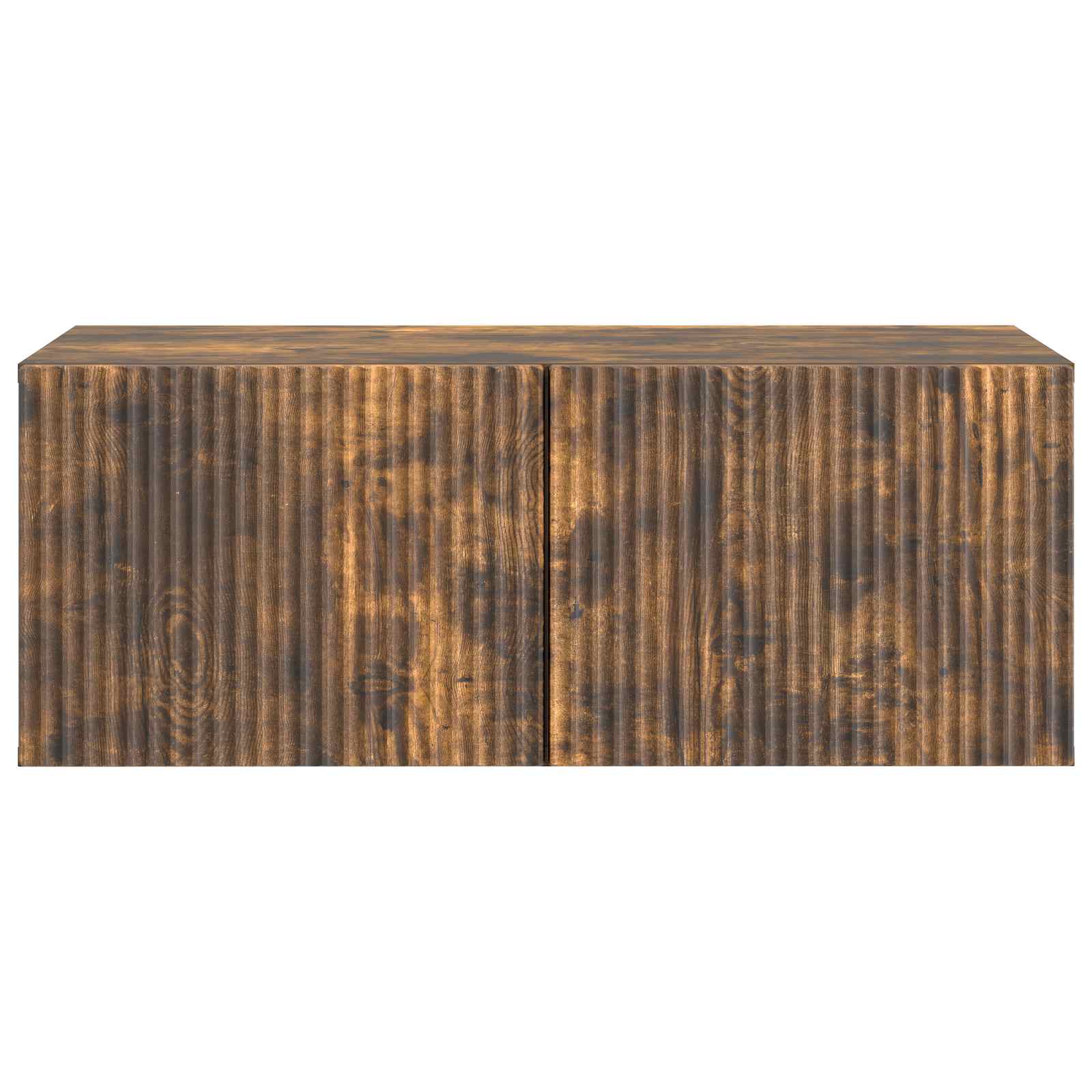 Meuble TV mural Chêne fumé 78,5 x 41 x 30 cm Bois d'ingénierie - XIOS