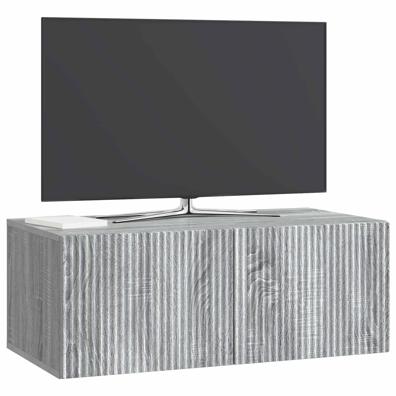 Meuble TV mural Sonoma gris 78,5 x 41 x 30 cm Bois d'ingénierie - XIOS