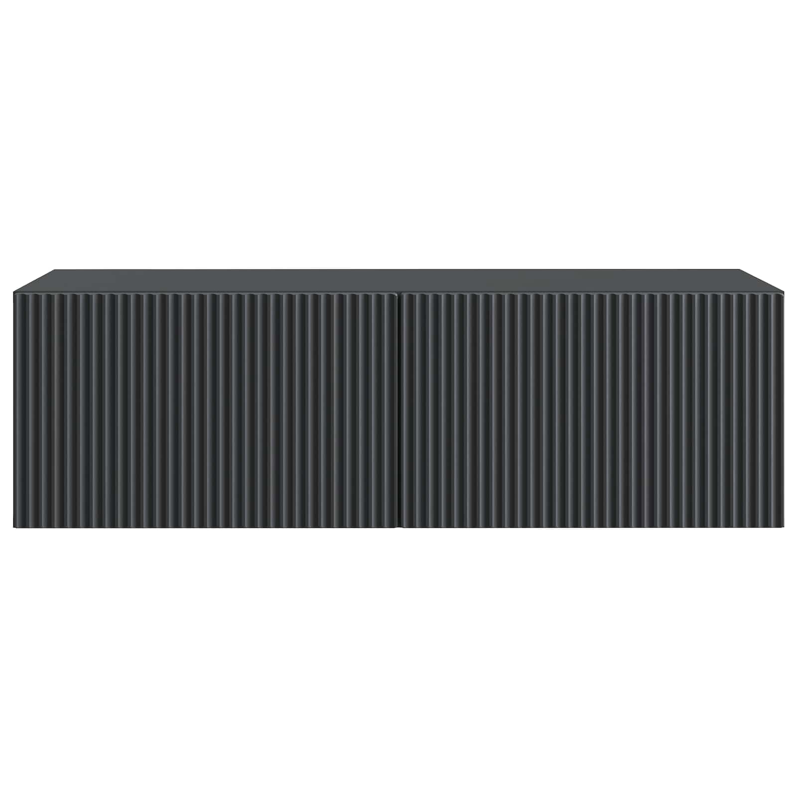 Meuble TV mural Noir 98 x 41 x 30 cm Bois d'ingénierie - XIOS