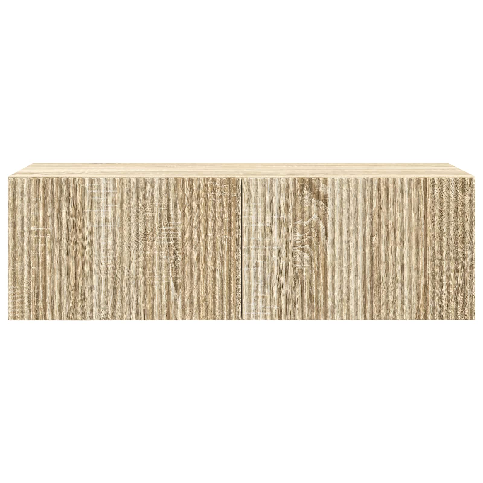 Meuble TV mural Chêne Sonoma 98 x 41 x 30 cm Bois d'ingénierie - XIOS