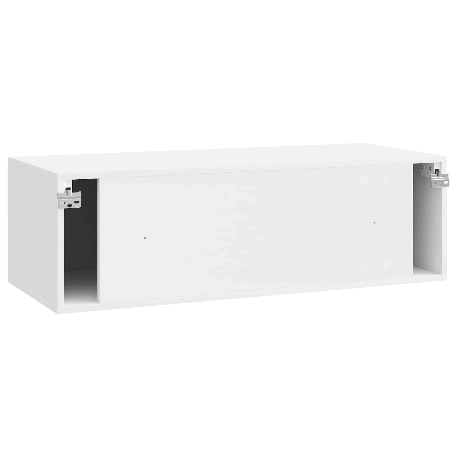 Meuble TV mural Montage mural Blanc brillant 98 x 41 x 30 cm - XIOS