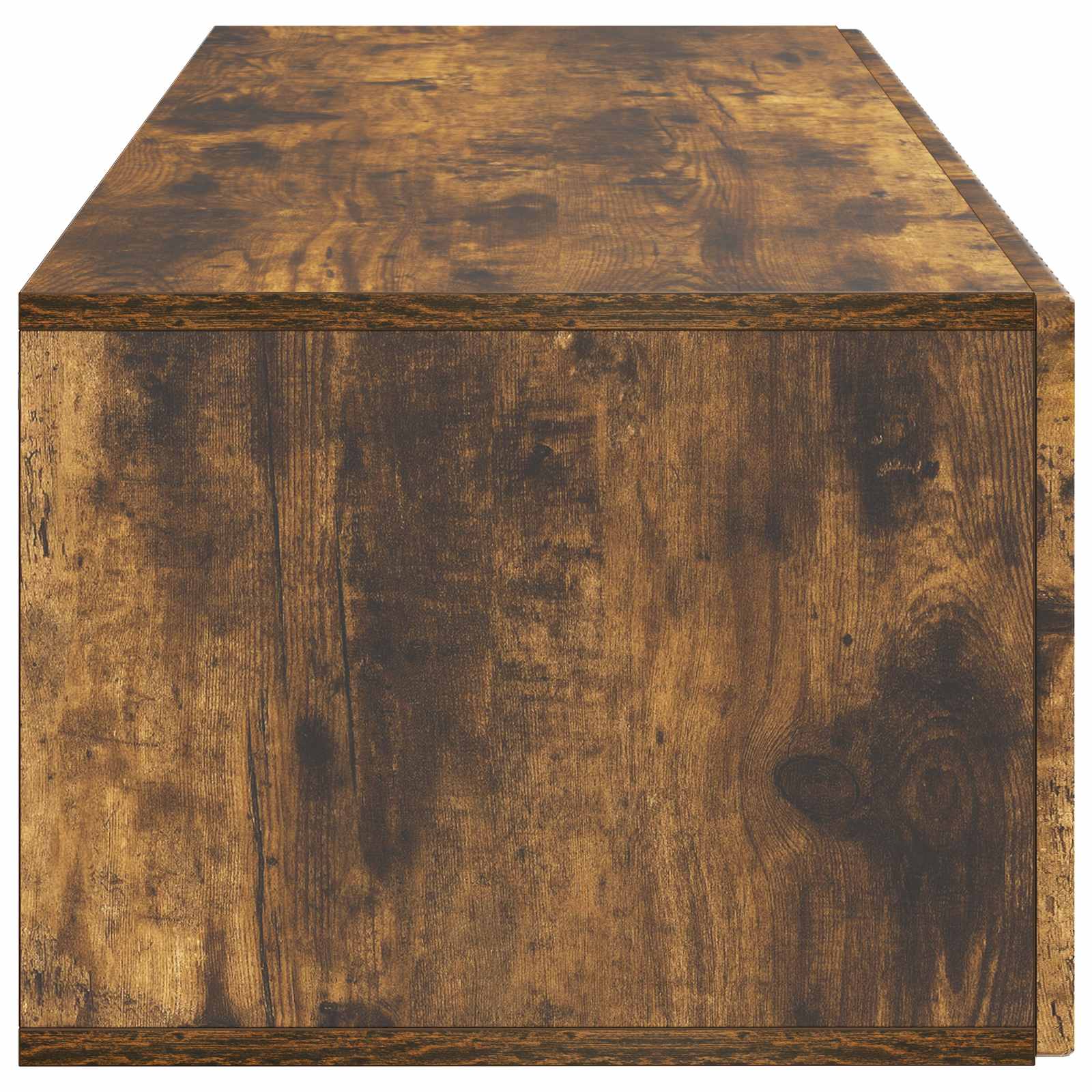 Meuble TV mural Chêne fumé 98 x 41 x 30 cm Bois d'ingénierie - XIOS