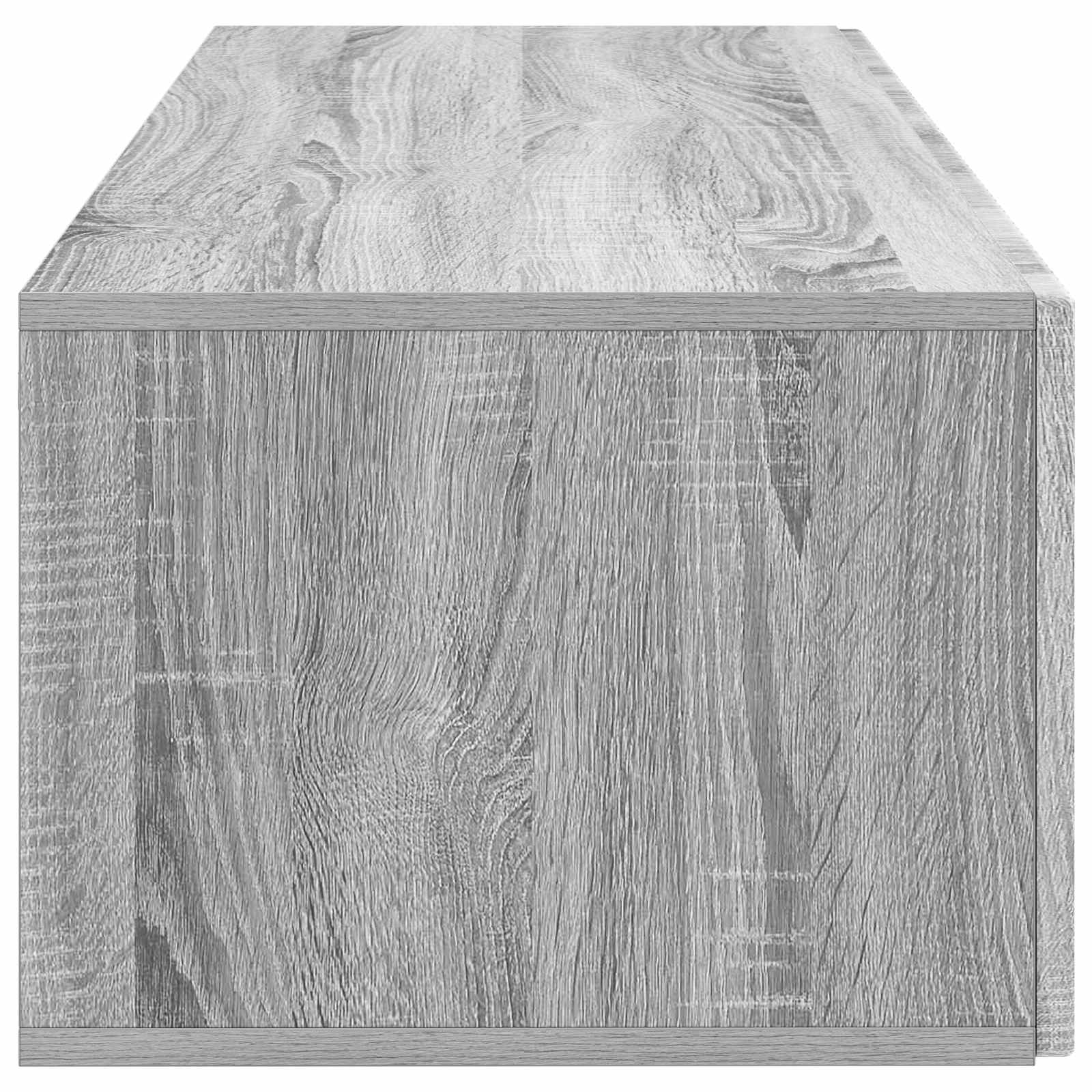 Meuble TV mural Sonoma gris 98 x 41 x 30 cm Bois d'ingénierie - XIOS