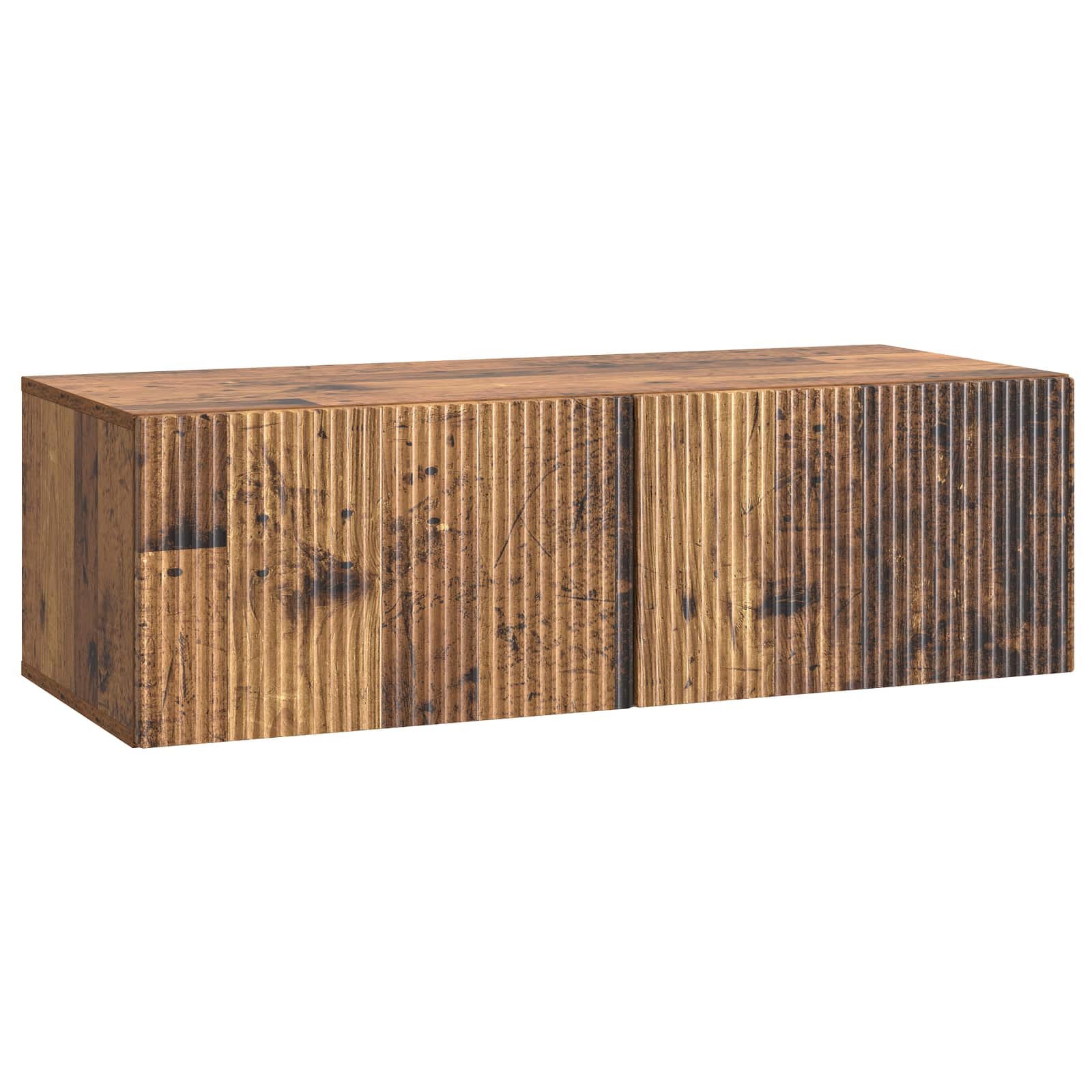 Meuble TV mural Bois ancien 98 x 41 x 30 cm Bois d'ingénierie - XIOS