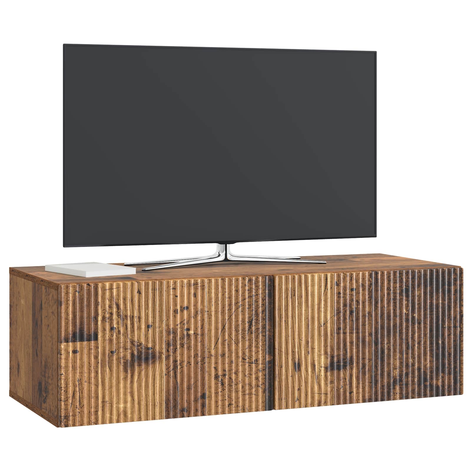 Meuble TV mural Bois ancien 98 x 41 x 30 cm Bois d'ingénierie - XIOS