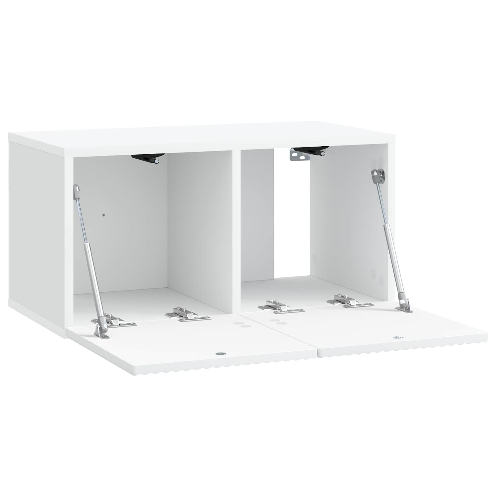 Meuble TV mural Blanc 59,5 x 31 x 30 cm Bois d'ingénierie - XIOS