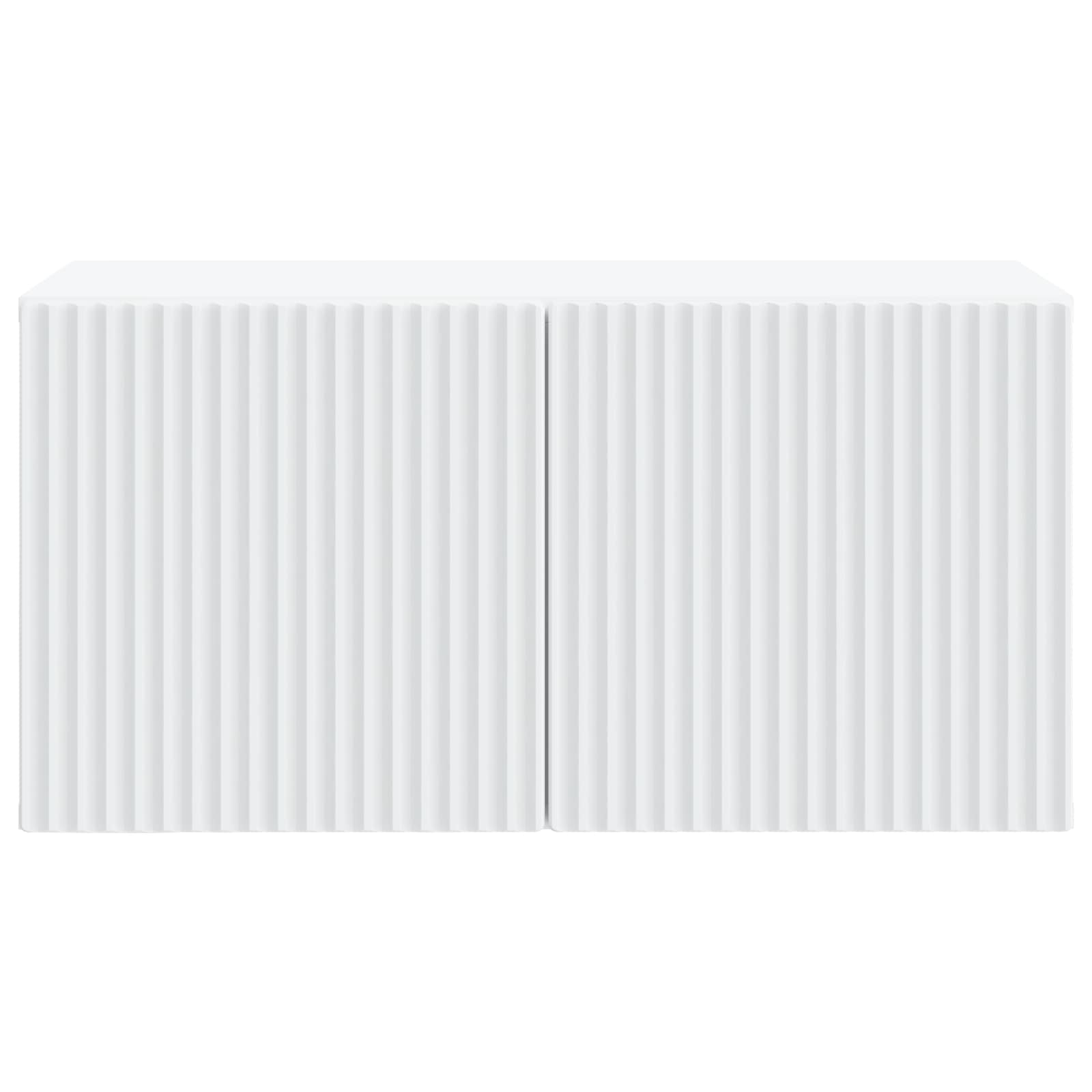 Meuble TV mural Blanc 59,5 x 31 x 30 cm Bois d'ingénierie - XIOS