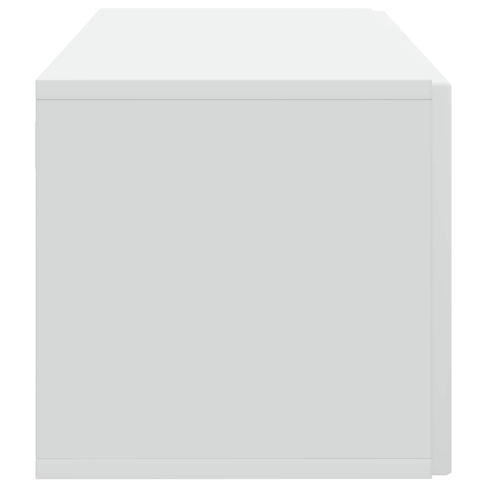 Meuble TV mural Blanc 59,5 x 31 x 30 cm Bois d'ingénierie - XIOS