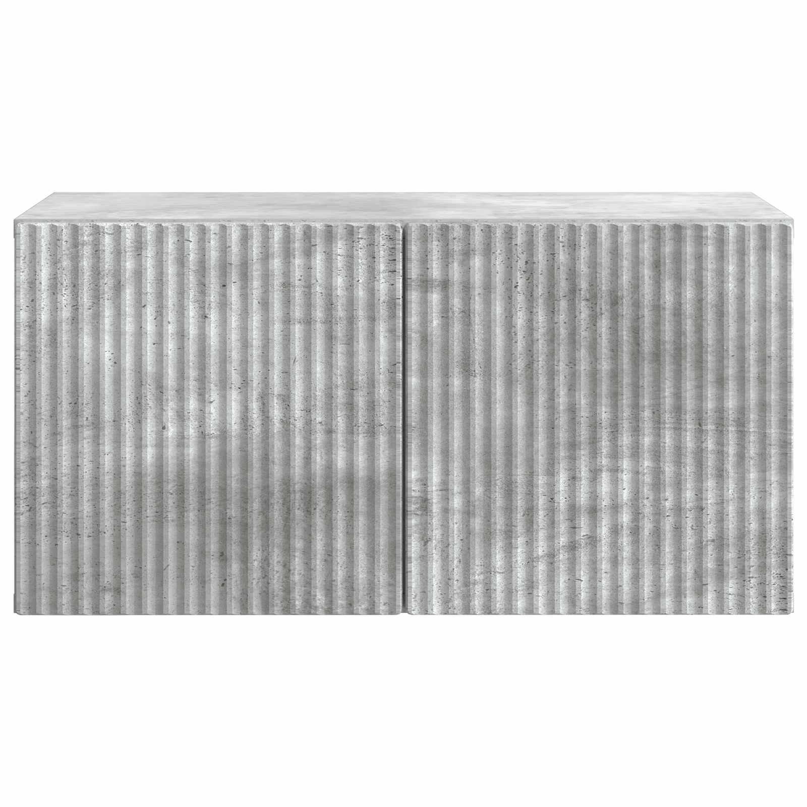 Meuble TV mural Gris béton 59,5 x 31 x 30 cm Bois d'ingénierie - XIOS