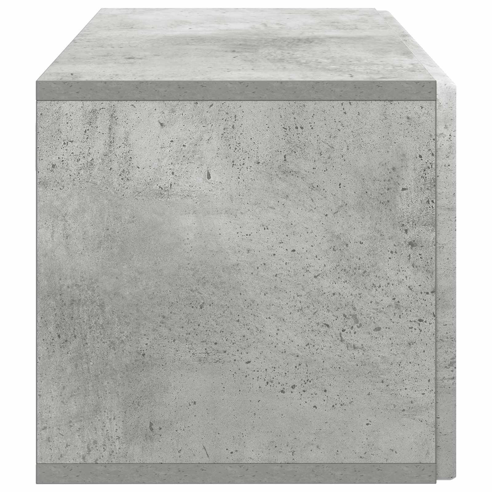 Meuble TV mural Gris béton 59,5 x 31 x 30 cm Bois d'ingénierie - XIOS