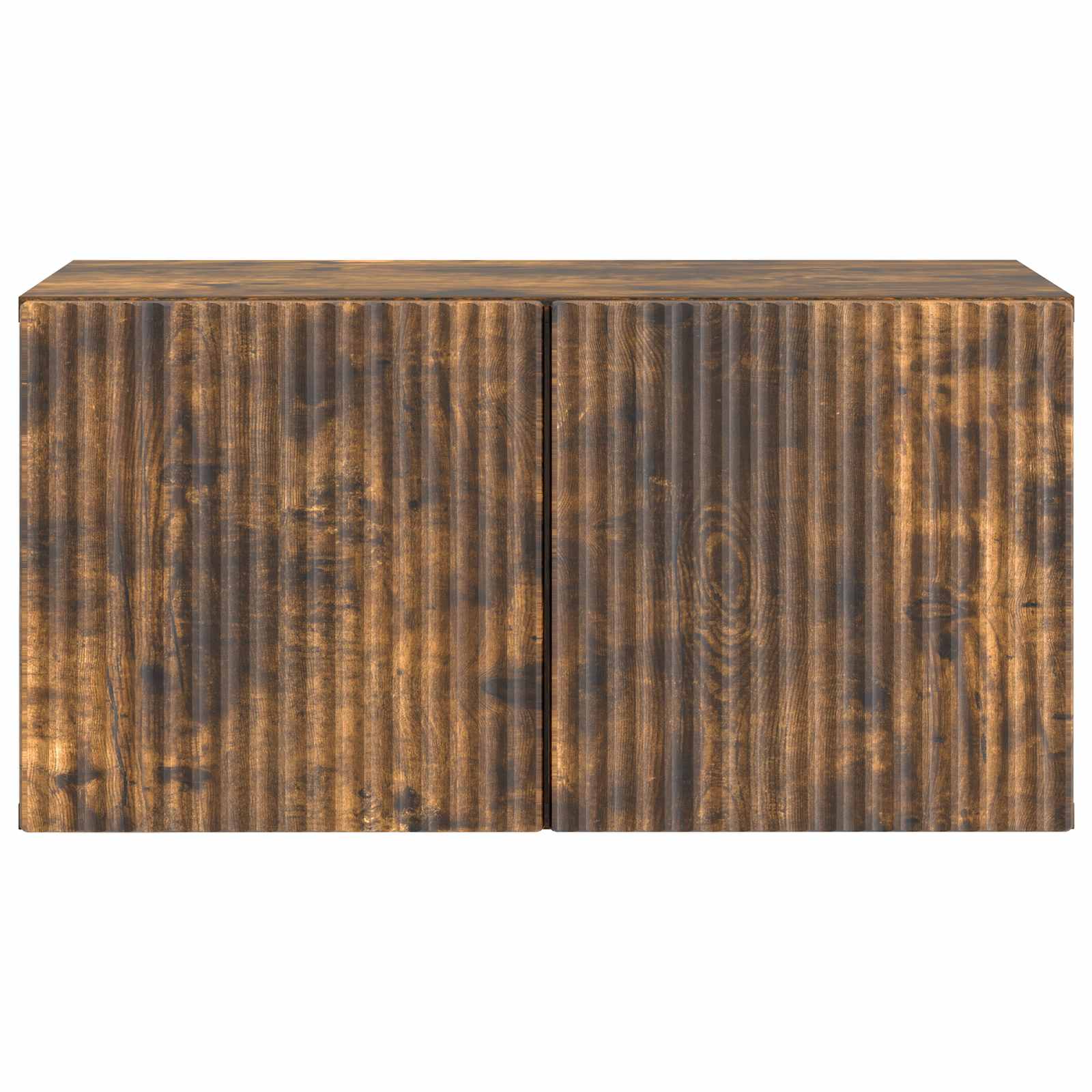 Meuble TV mural Chêne fumé 59,5 x 31 x 30 cm Bois d'ingénierie - XIOS