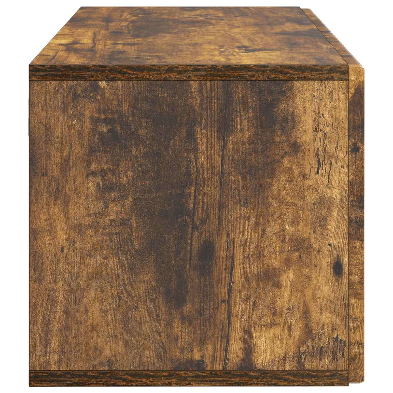 Meuble TV mural Chêne fumé 59,5 x 31 x 30 cm Bois d'ingénierie - XIOS