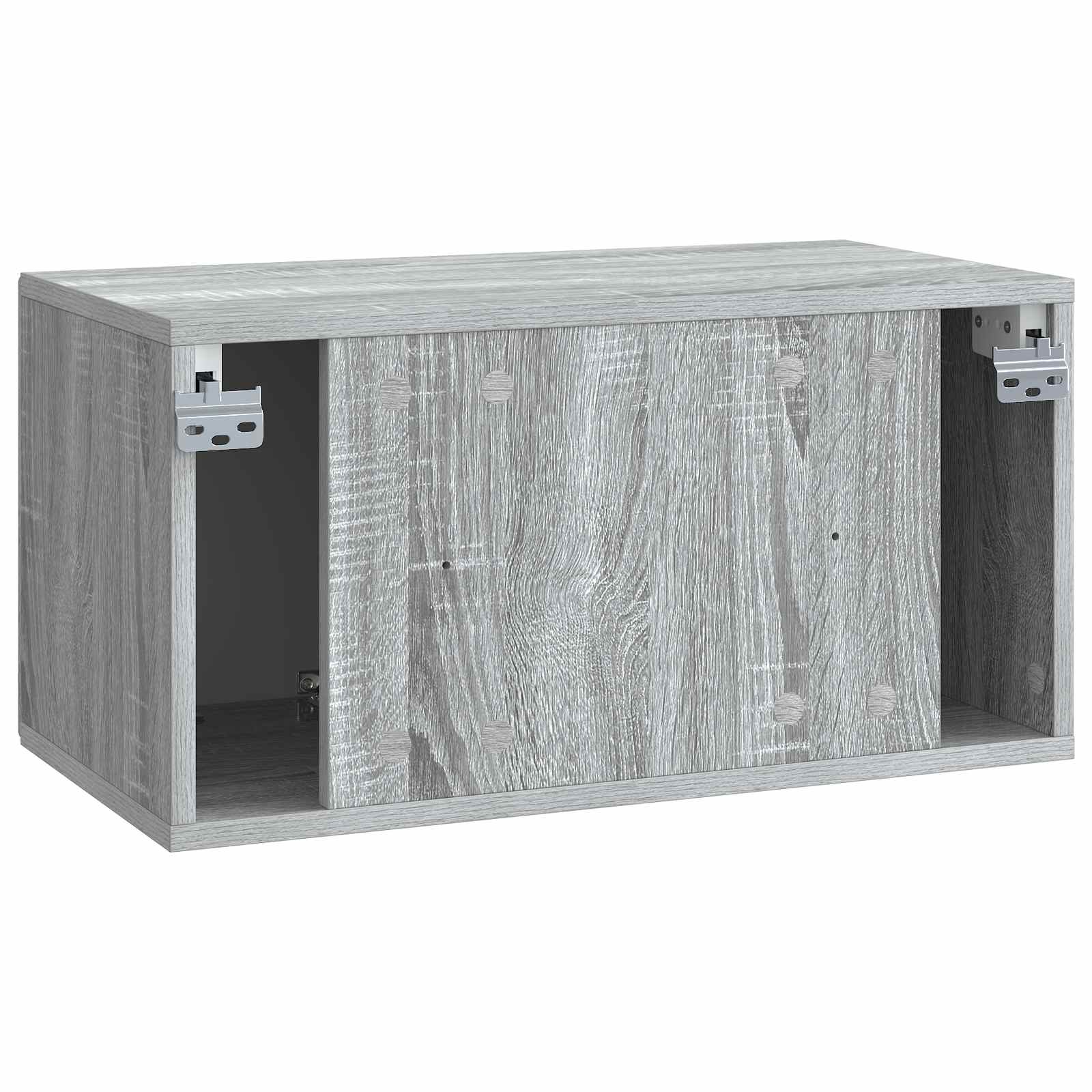 Meuble TV mural Sonoma gris 59,5 x 31 x 30 cm Bois d'ingénierie - XIOS