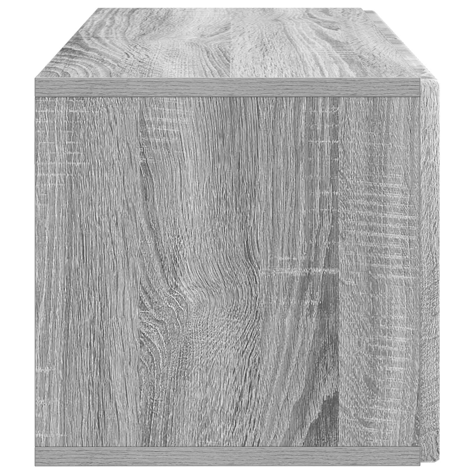 Meuble TV mural Sonoma gris 59,5 x 31 x 30 cm Bois d'ingénierie - XIOS