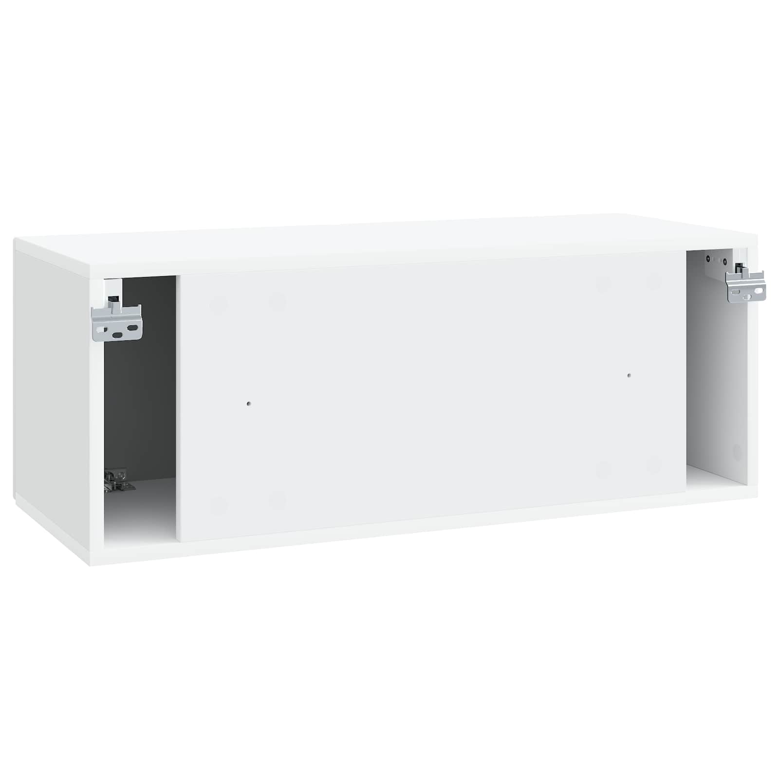 Meuble TV mural Blanc 78,5 x 31 x 30 cm Bois d'ingénierie - XIOS