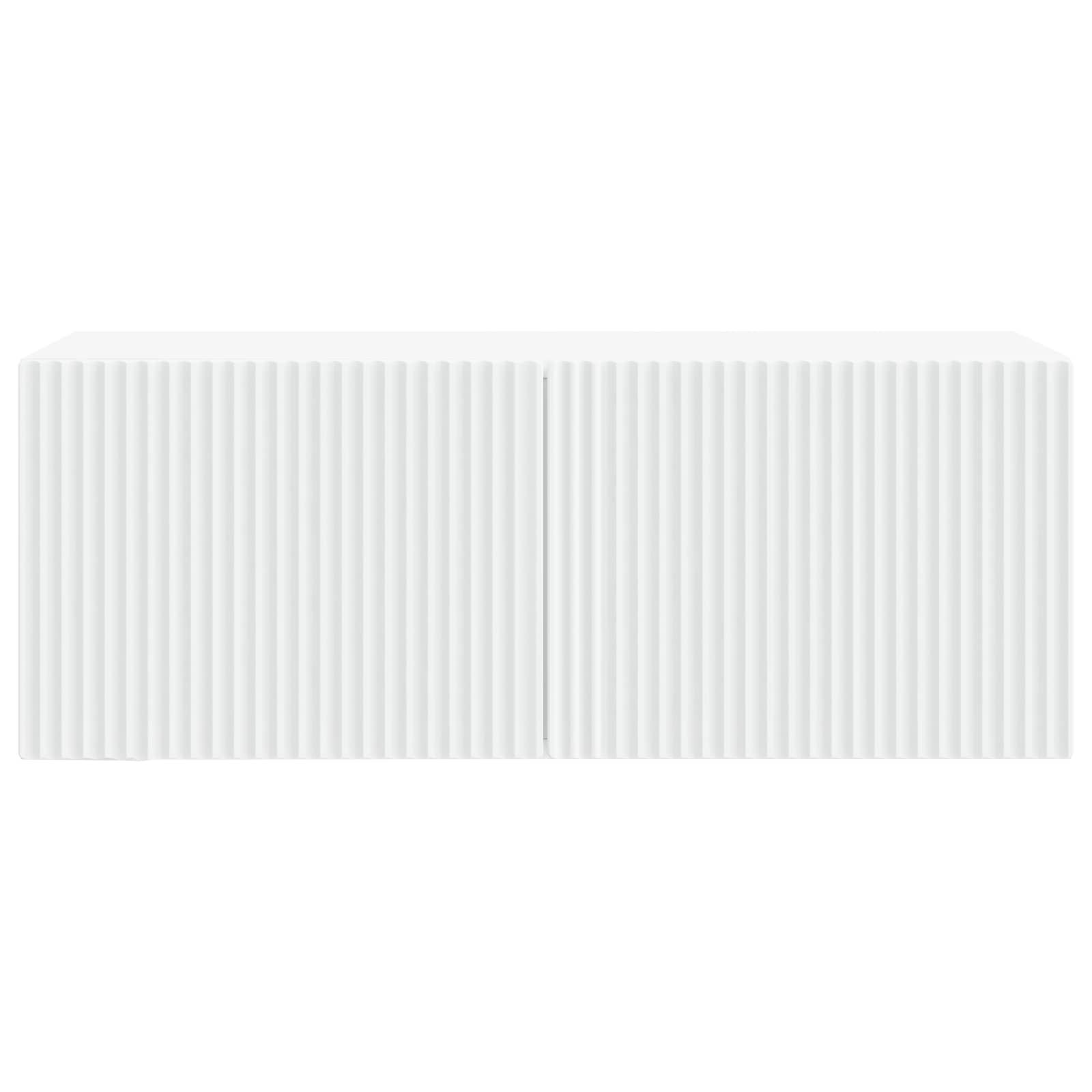 Meuble TV mural Blanc 78,5 x 31 x 30 cm Bois d'ingénierie - XIOS