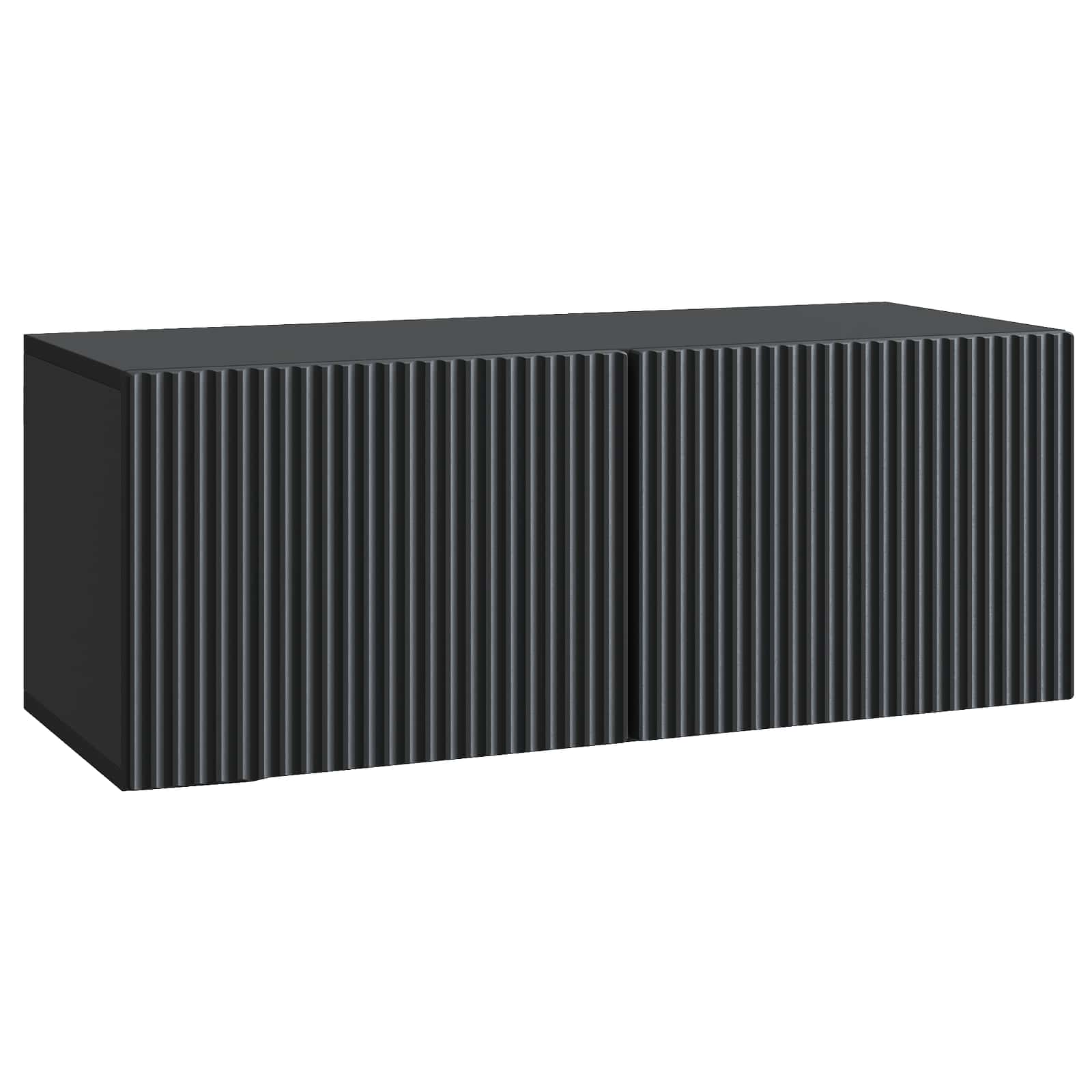 Meuble TV mural Noir 78,5 x 31 x 30 cm Bois d'ingénierie - XIOS