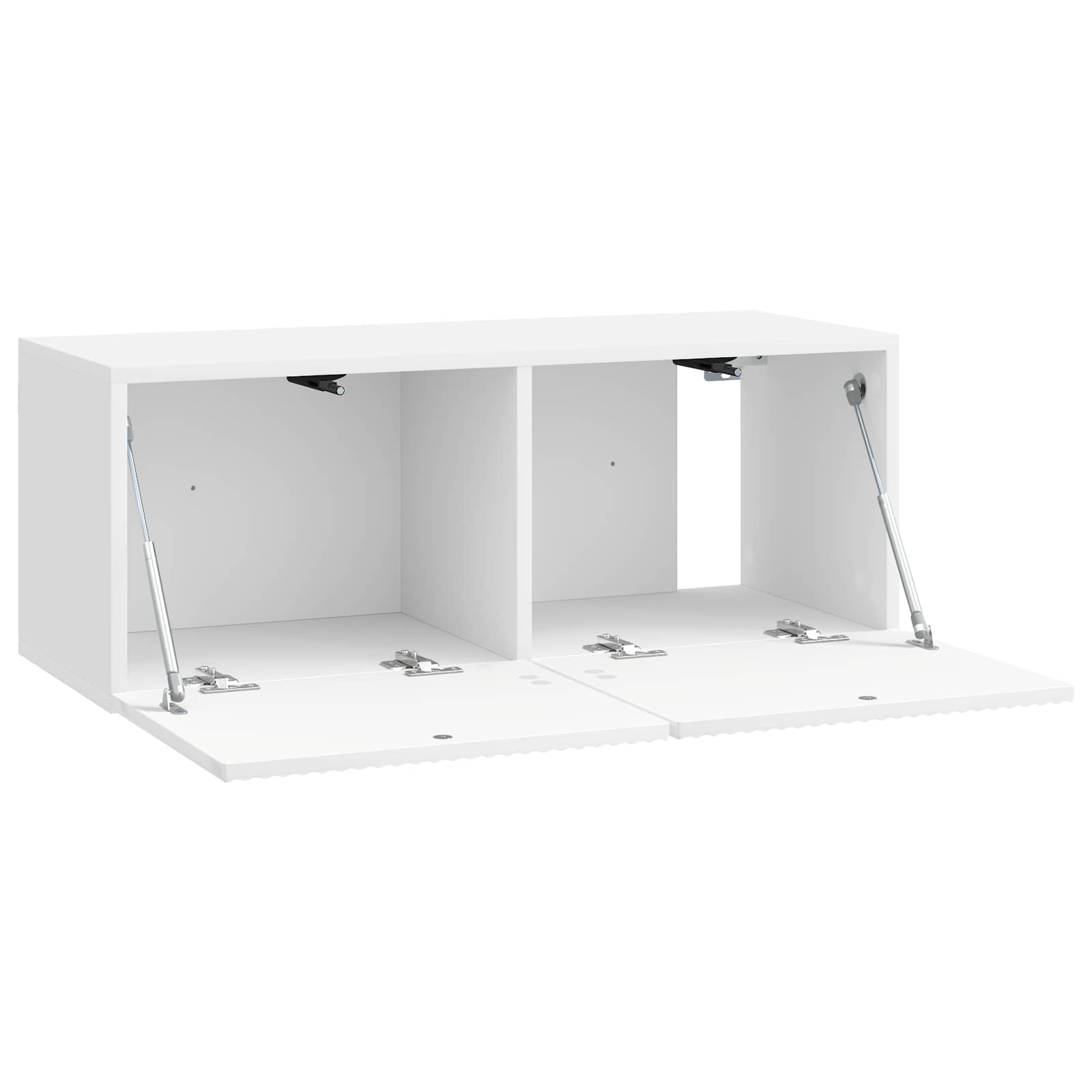 Meuble TV mural Montage mural Blanc brillant 78,5 x 31 x 30 cm - XIOS