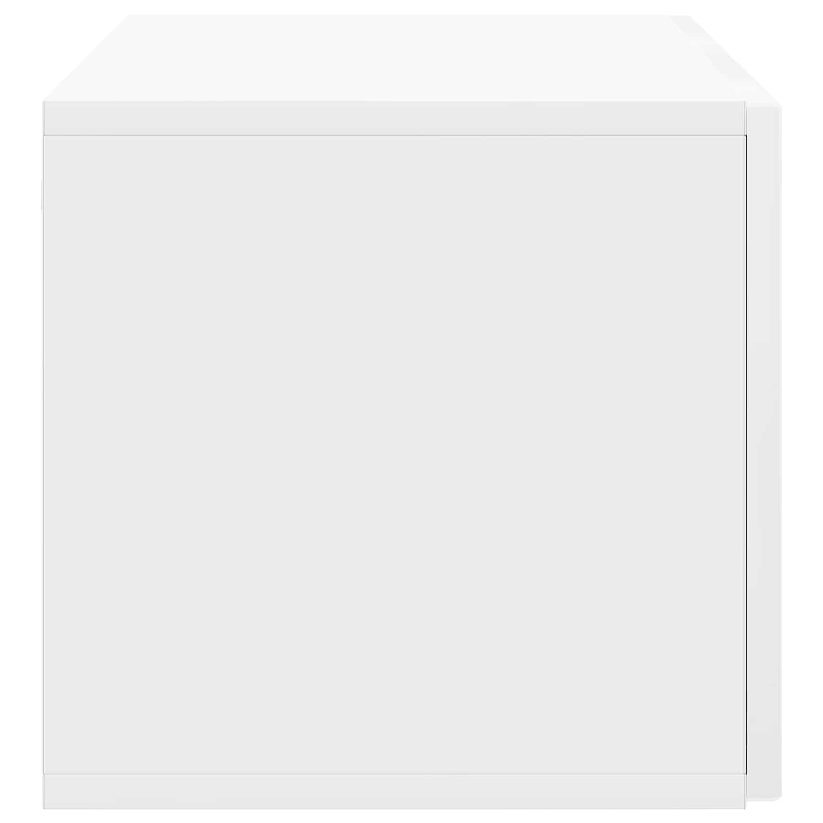 Meuble TV mural Montage mural Blanc brillant 78,5 x 31 x 30 cm - XIOS