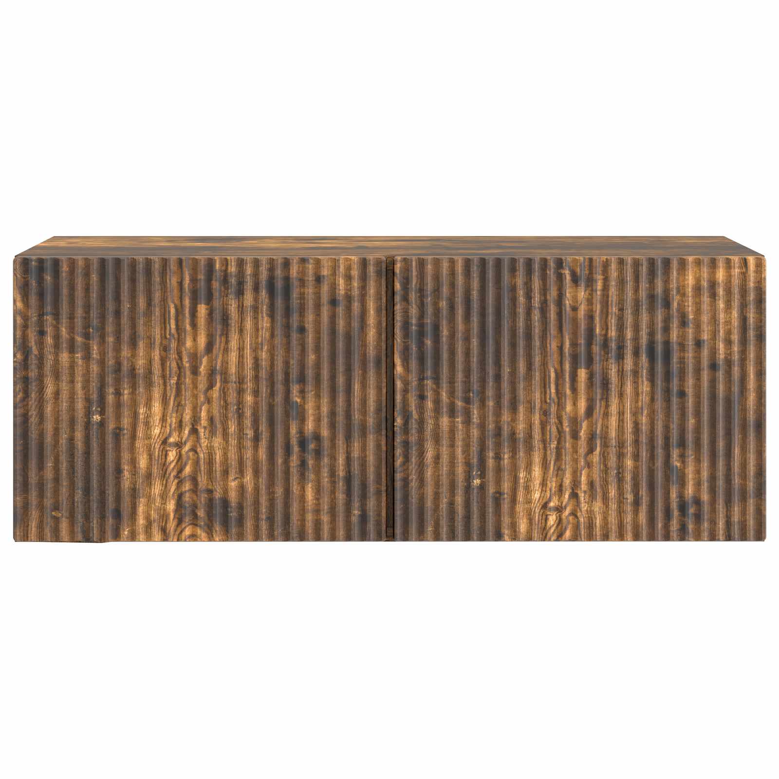 Meuble TV mural Chêne fumé 78,5 x 31 x 30 cm Bois d'ingénierie - XIOS
