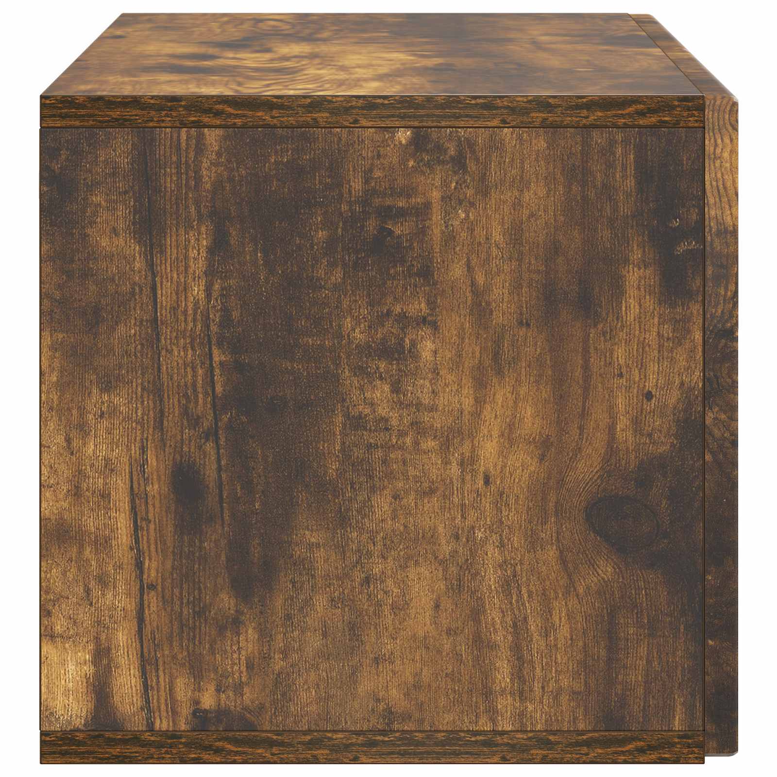 Meuble TV mural Chêne fumé 78,5 x 31 x 30 cm Bois d'ingénierie - XIOS