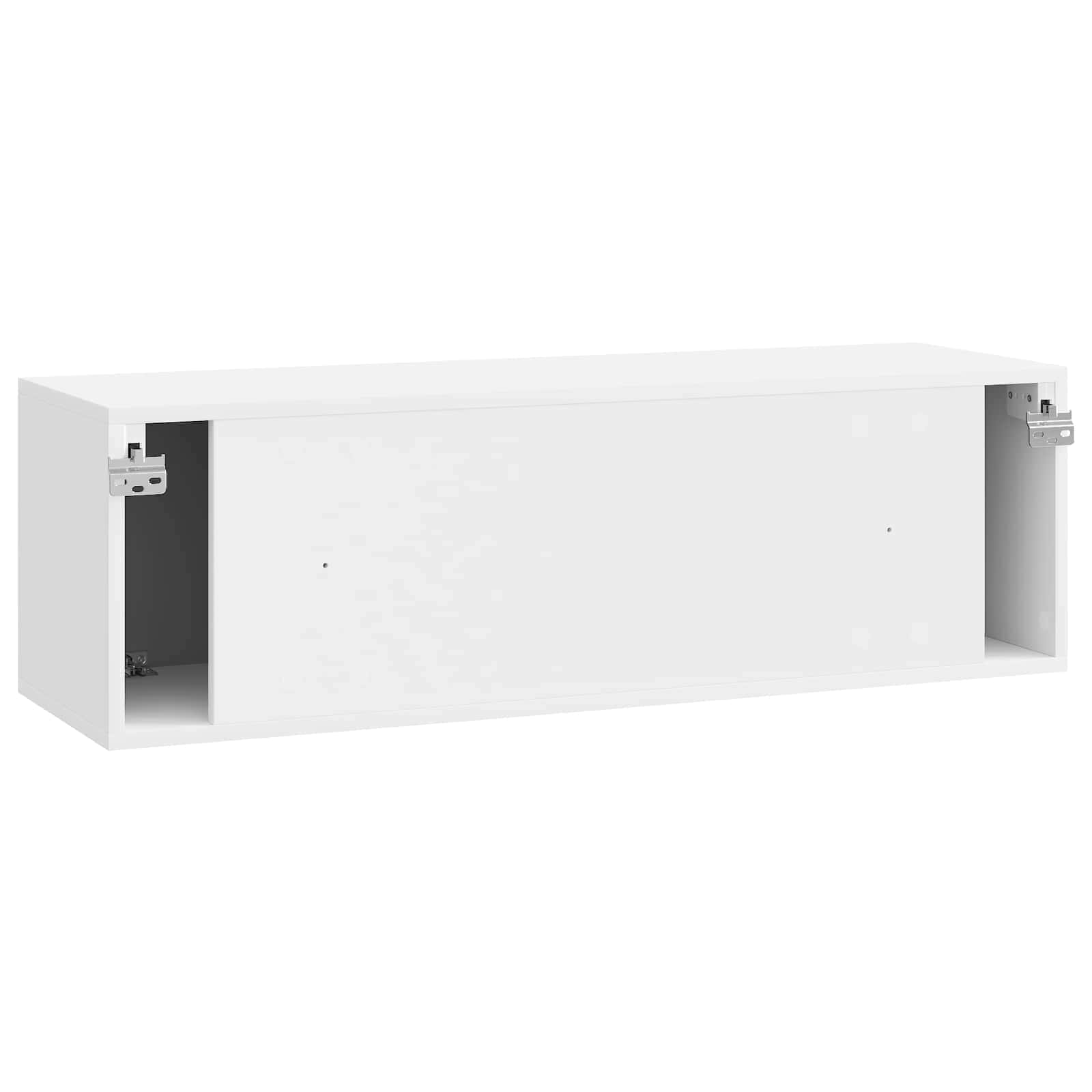 Meuble TV mural Montage mural Blanc brillant 98 x 31 x 30 cm - XIOS