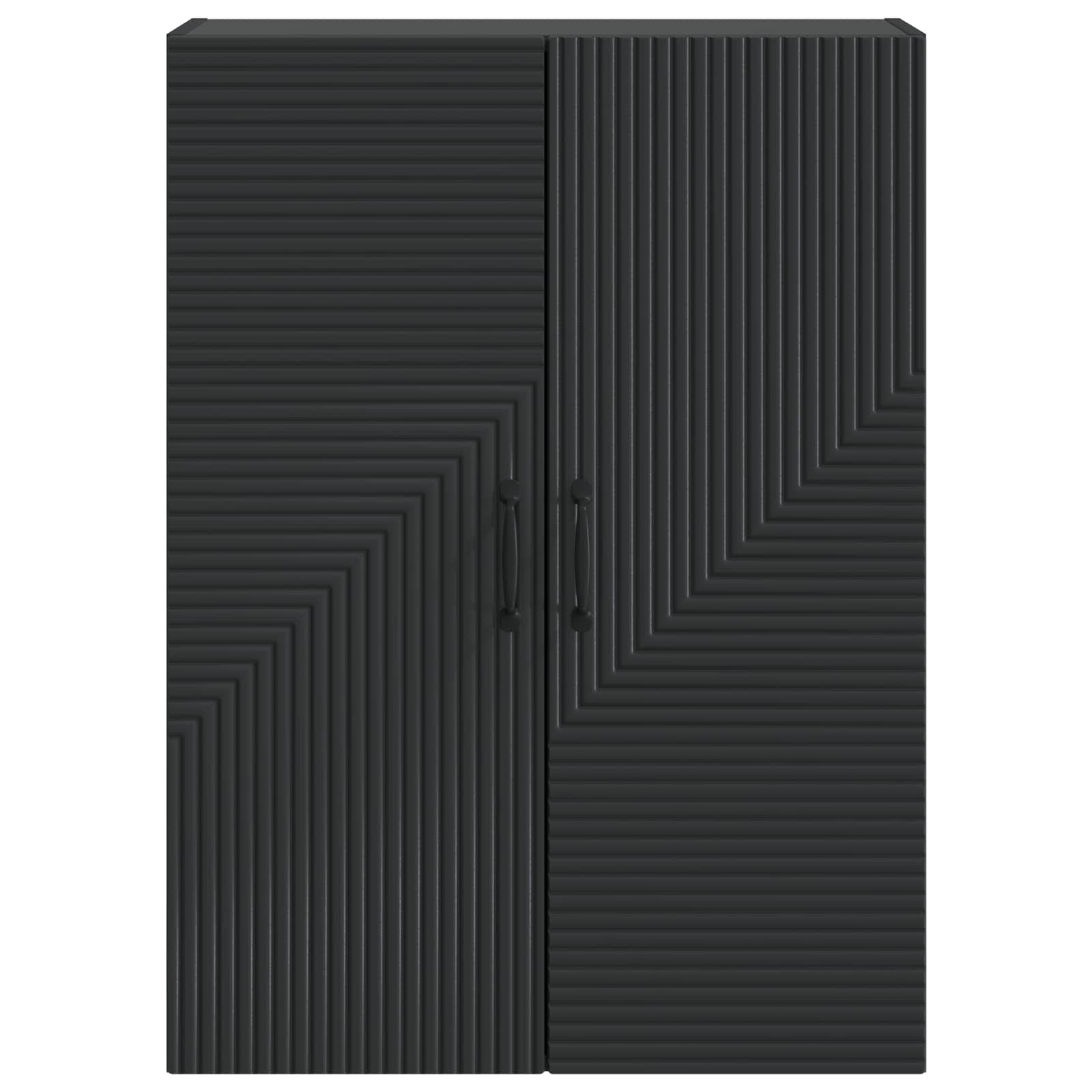 Armoire Murale Noir 66 x 34,5 x 90 cm Bois d'ingénierie - XIOS