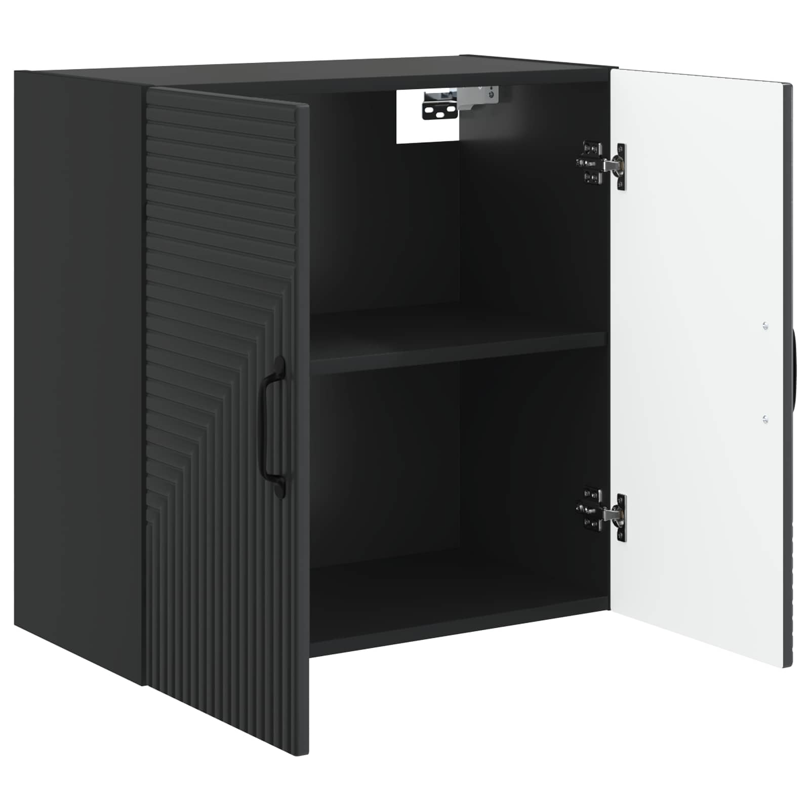 Armoire Murale Noir 59 x 31 x 60 cm Bois d'ingénierie - XIOS
