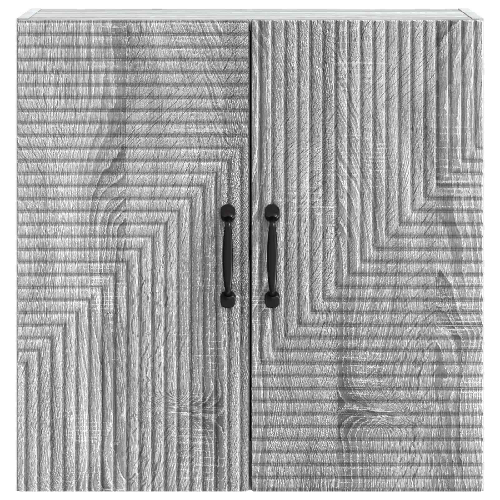 Armoire Murale Sonoma gris 59 x 31 x 60 cm Bois d'ingénierie - XIOS