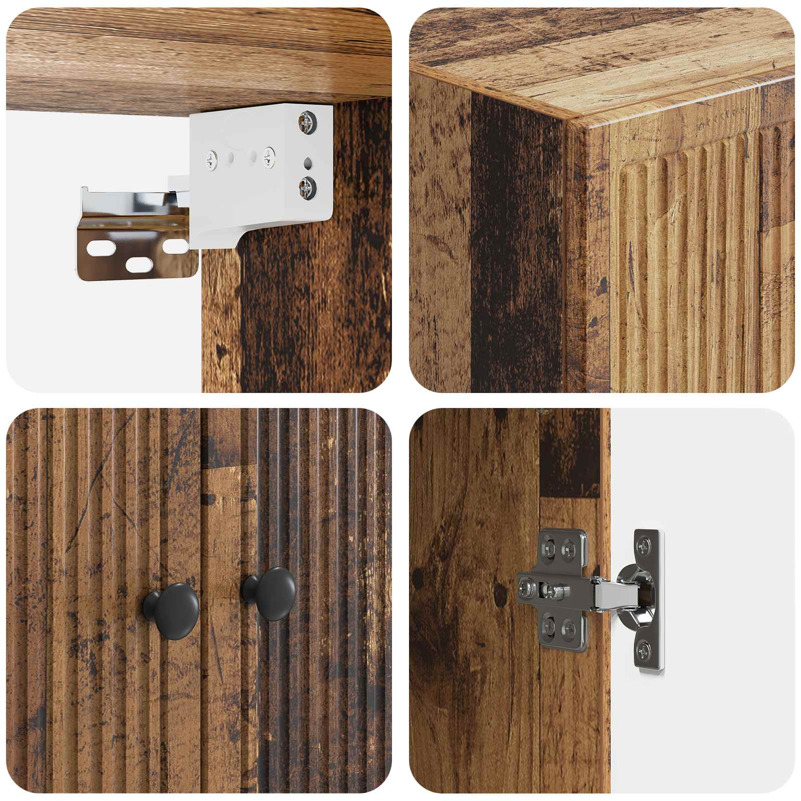 Armoire Murale Bois ancien 59 x 31 x 60 cm Bois d'ingénierie - XIOS