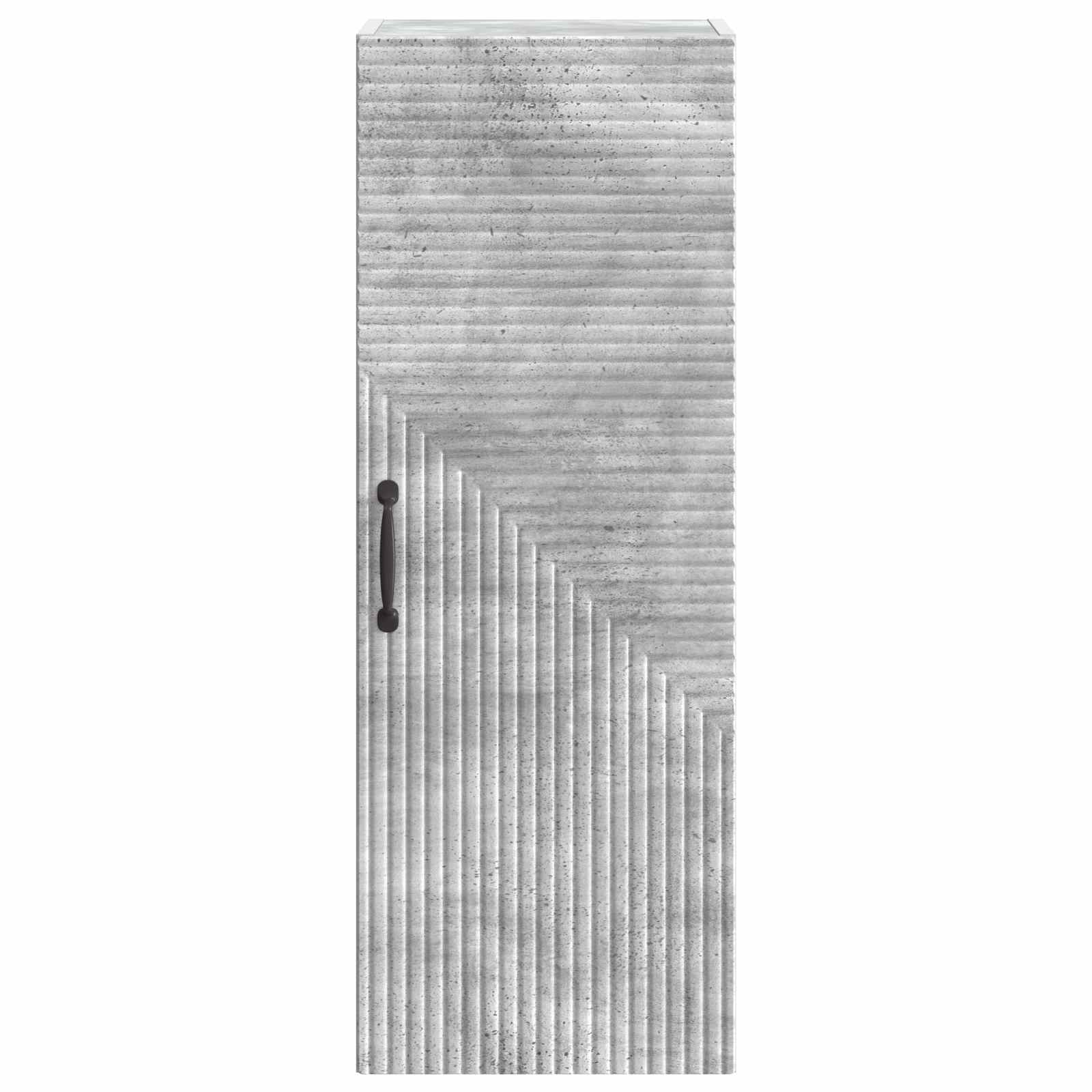Armoire Murale Gris béton 33 x 34,5 x 90 cm Bois d'ingénierie - XIOS