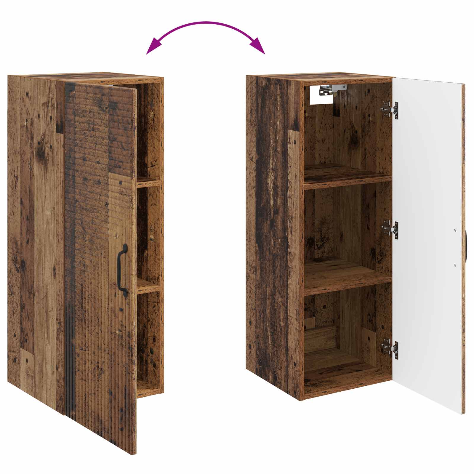 Armoire Murale Bois ancien 33 x 34,5 x 90 cm Bois d'ingénierie - XIOS