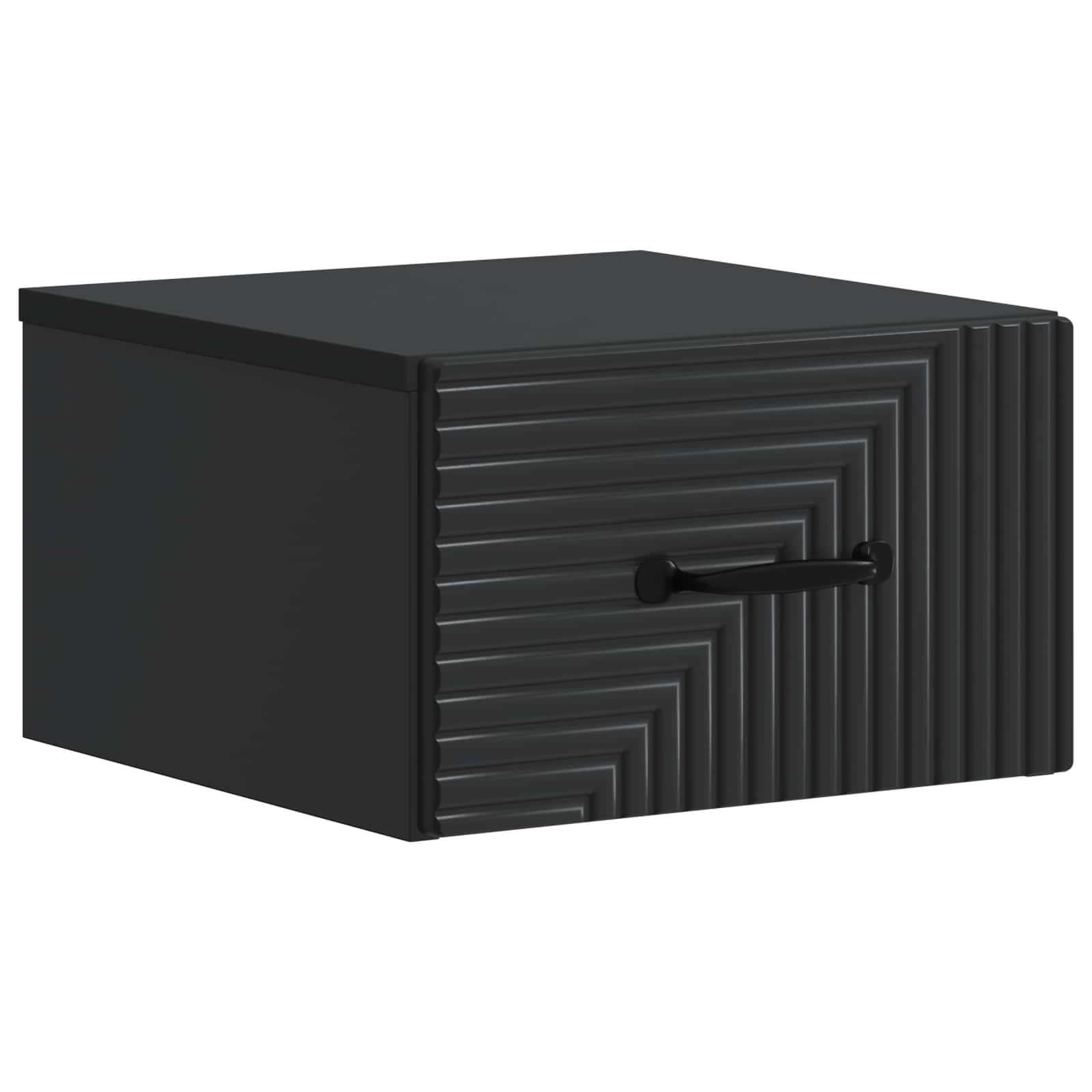 Cabinet de chevet mural 2 pcs Noir 34,5 x 33 x 20 cm - XIOS