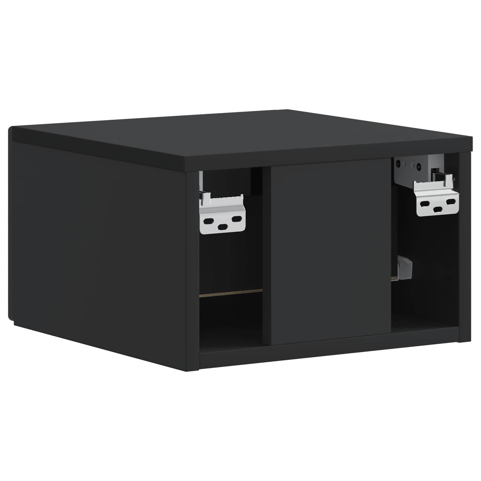 Cabinet de chevet mural 2 pcs Noir 34,5 x 33 x 20 cm - XIOS