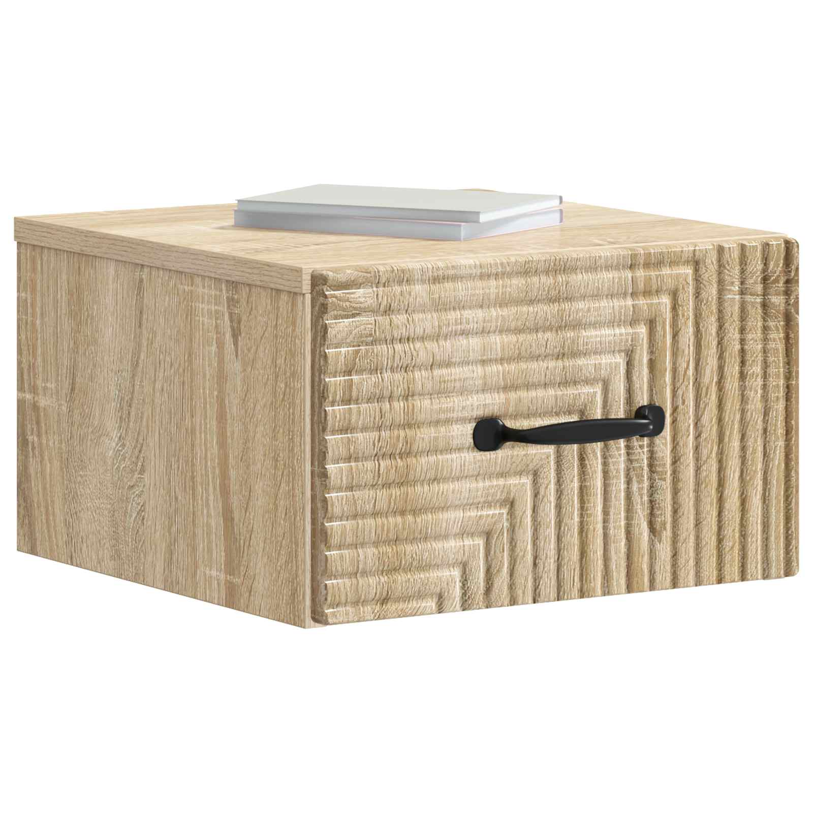 Cabinet de chevet mural 2 pcs Chêne Sonoma 34,5 x 33 x 20 cm