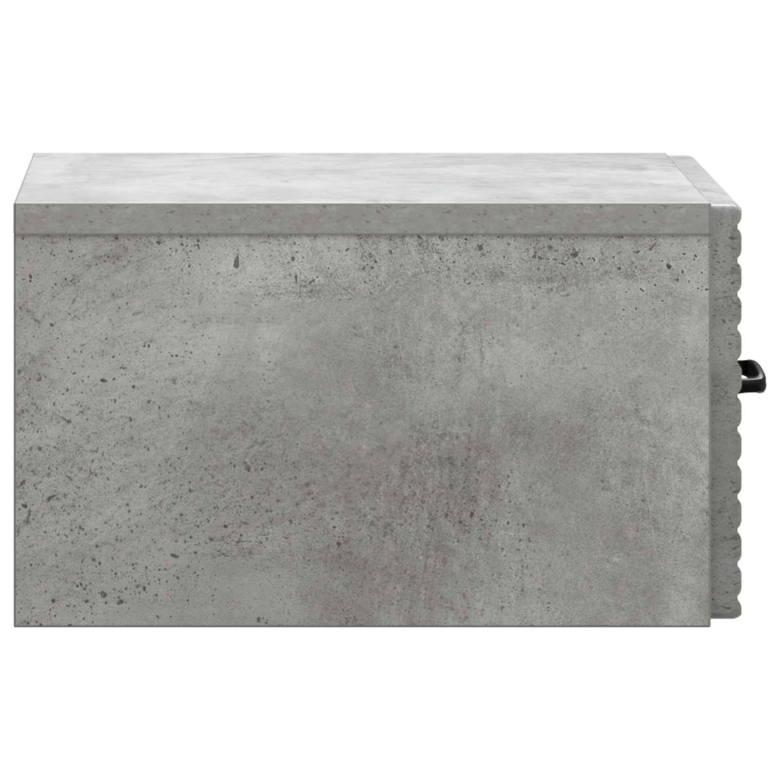 Cabinet de chevet mural 2 pc Gris béton 34,5 x 33 x 20 cm - XIOS