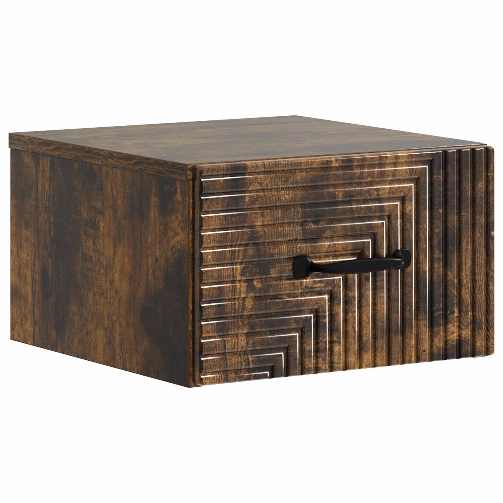 Cabinet de chevet mural 2 pcs Chêne fumé 34,5 x 33 x 20 cm - XIOS