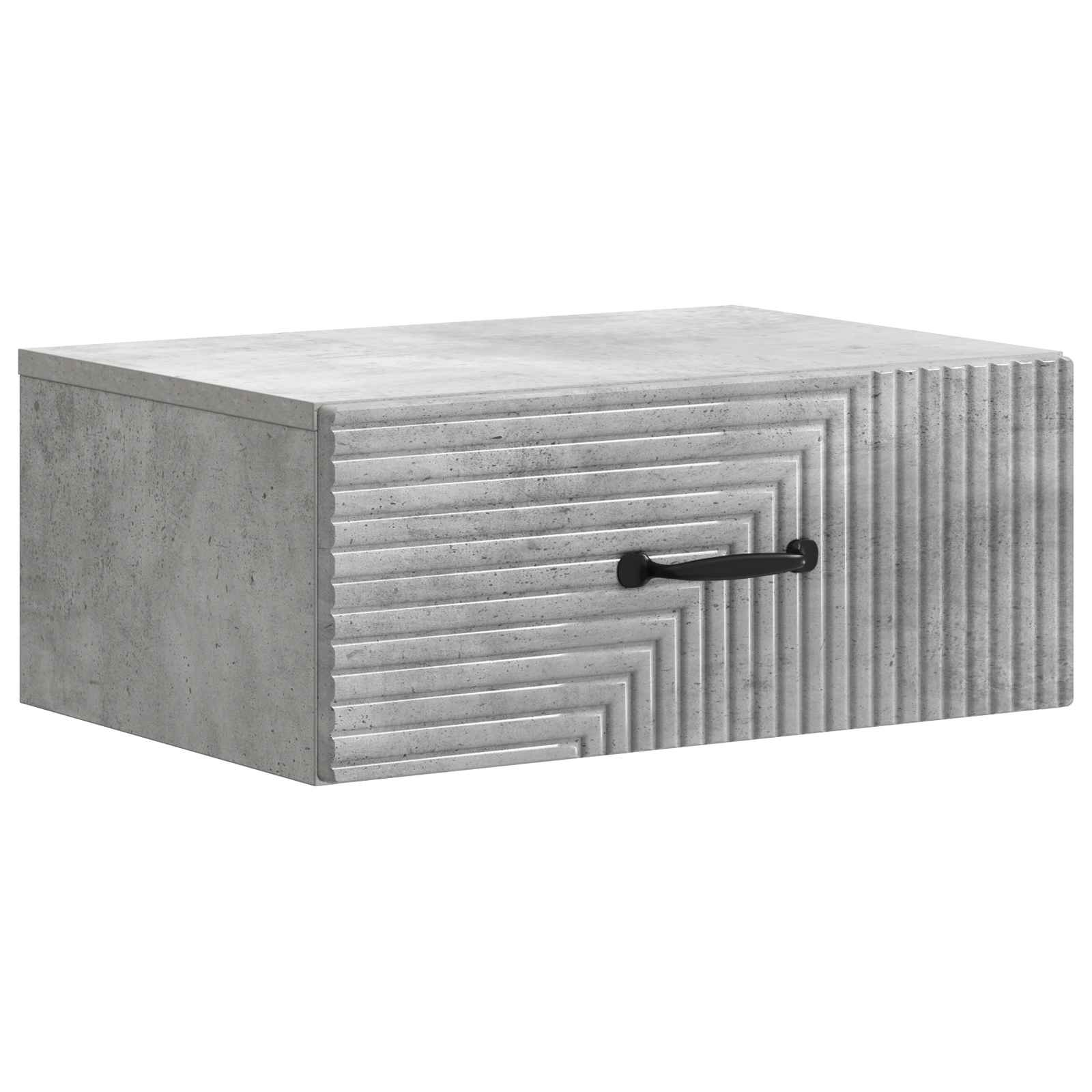 Cabinet de chevet mural 2 pcs Gris béton 49 x 34,5 x 20 cm - XIOS