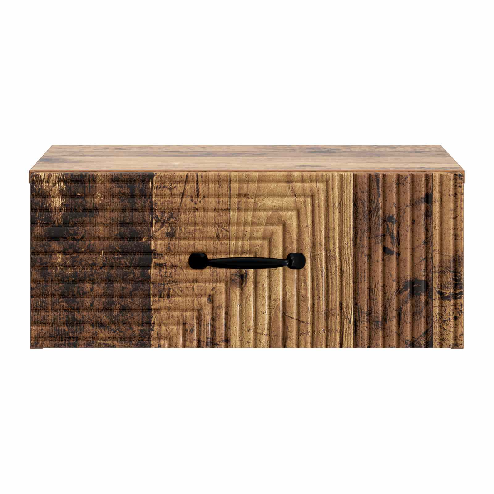 Cabinet de chevet mural Bois ancien 49 x 34,5 x 20 cm - XIOS
