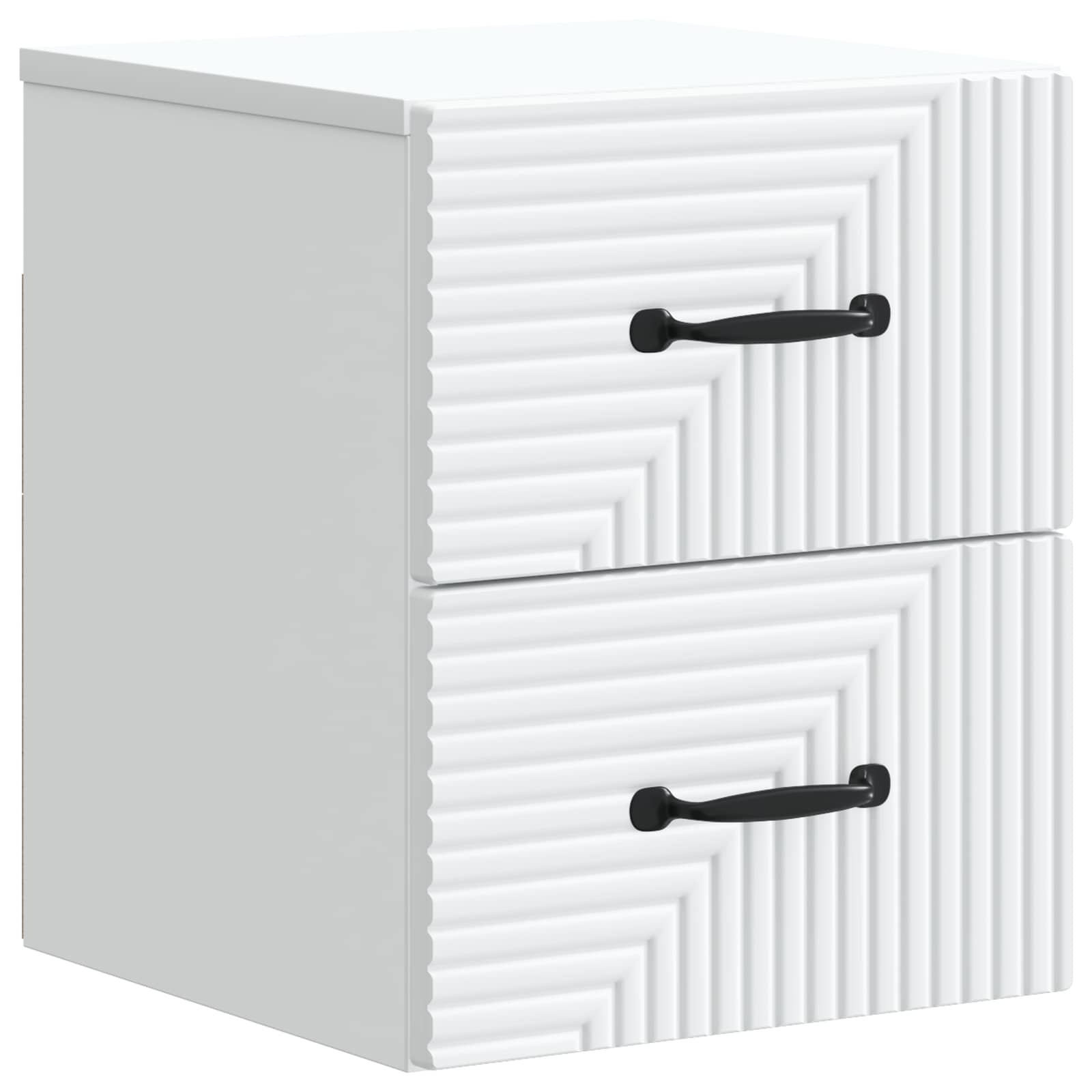 Cabinet de chevet mural 2 pcs Blanc 34,5 x 33 x 40 cm - XIOS