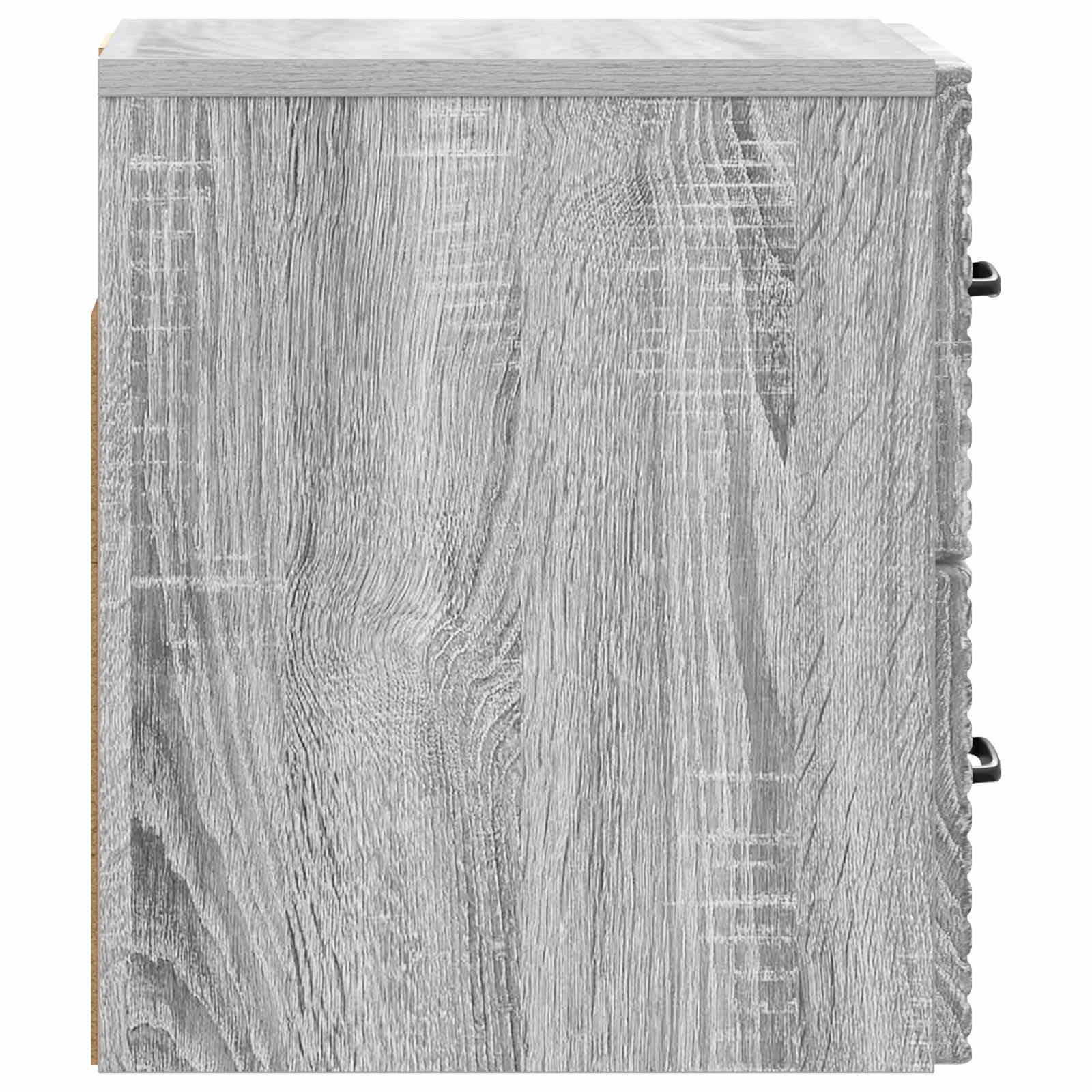 Cabinet de chevet mural 2 pcs Sonoma gris 34,5 x 33 x 40 cm - XIOS