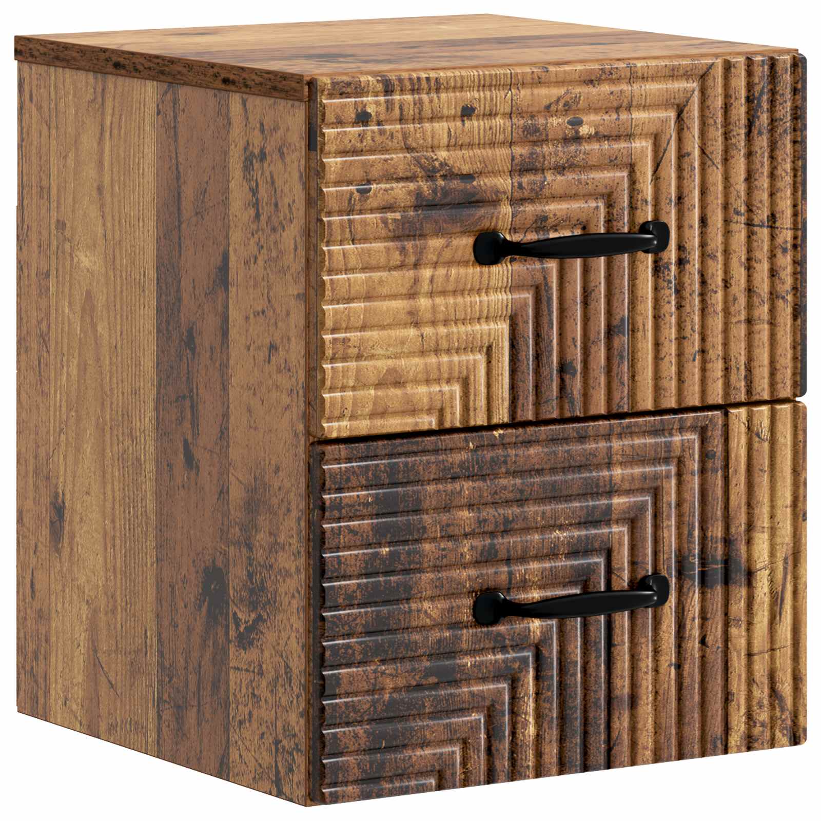 Cabinet de chevet mural 2 pcs Bois ancien 34,5 x 33 x 40 cm - XIOS
